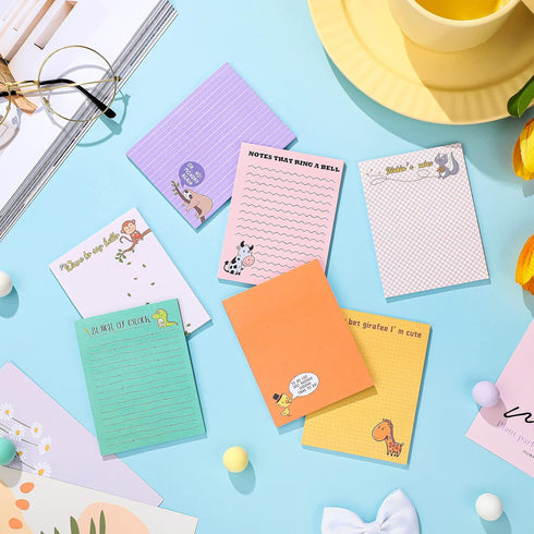 Funny Notepads with Sayings, Sticky Office Supplies To Do List, Assorted Notepad for Workers, 12 Designs