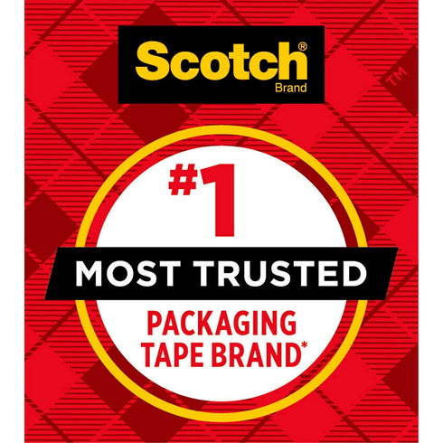 Scotch Heavy Duty Shipping and Moving Packing Tape, Clear, Packing and Moving Supplies, 1.88 in. x 54.6 yd., 2 Tape Rolls with 2 Dispensers