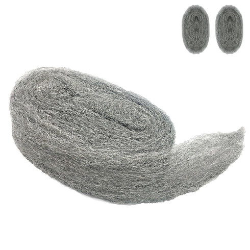 Steel Wool Mice Control, 2 Pack 3"x10 Ft Hole Filler, Gap Blocker, Barrier for Protecting Against Animals in Holes,