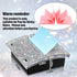 Rhinestone Self Stick Note Pad Holders, 4 x 4 Inches Memo Note Holder Dispenser for Office Home Classroom Supplies (AB