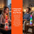 MLATAOOYG 13 Candle-Shaped Liquid Motion Lamp - Retro Mood Light with Mesmerizing Wax Flow, Color-Changing Night Light