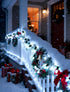 Hobbynors C9 2-Pack (50FT Total50 Bulbs) Vintage Christmas Lights Outdoor - LED , Connectable String Lights, Waterproof