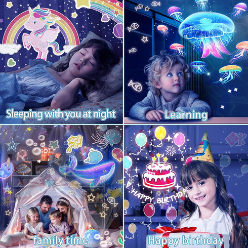 21 Sets 360 of Films Ocean Night Light Projector, Kids Projector for BedroomStars Projector for Ceiling, Degree