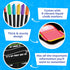 First Day of School Sign Board with Liquid Chalk Markers, 14”x11” Double-Sided & Reusable Back to School Board