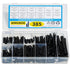 385PCS Roll Pin Set - 26 Sizes Spring Dowel Tension Roll Pins Assortment Kit for Home Improvement and Automotive Repair