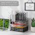 Marbrasse Desk Organizers, 4-Tier Mesh File Organizer with 5 Vertical File Holders and 2 Pen Holders