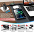 VOVIPO 3 1 90 40cm,Desk in Wireless Charging Mouse Pad, Gaming Mousepad with Wireless Charger Multiple Devices