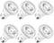 Sunco Lighting 6 Pack PAR20 LED Bulbs 50W Equivalent 7W Dimmable, 5000K Daylight, E26 Medium Base