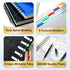 CAGIE 2 Pack Spiral Notebook for Work, 5 Subject Notebook with Dividers Tabs, A5 Spiral Bound Journal for School Office