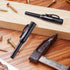 Hiboom 2 Pcs Solid Carpenter Pencil Cap, Long Nose Deep Hole Mechanical Woodworking Construction Marker Cap with Pocket Clip, Marking Scribe Tools Pencil Cap for Carpenters, Woodworkers, Architect