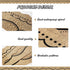 Burlap Bulletin Board Borders, Classroom Trim Burlap Straight Borders for Back to School Decoration