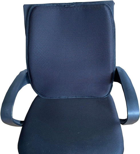 Tailbone (TD-GS1514-BLK) Tektrum Full Lumbar All Gel Orthopedic Back Cushion for Home/Office Chair, Car Seat - Entire