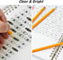 IKAYAS 400 Pack #2 HB Pencils, Bulk Yellow Sharpened Pencils with Erasers for Kids and Office Supplies