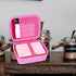 khanka Hard Travel Case for Phomemo M04S Portable Thermal Printer, Bluetooth Label Printer (Pink)