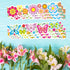 Spring Bulletin Board Die-Cut Flowers - 78.7ft Butterfly Border Trim for Classroom Decorations and Wall Decals
