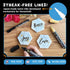 VersaChalk White Liquid Chalk Markers - Set of 4 with 3mm Tip for Creative Writing and Art