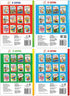 Set 4 12+ of Mixed Educational Cardboard Russian Books - Learn to Read Russian Alphabet Flash Cards - Animal Azbuka