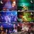 Aurora Star Light Projector with Moon, Galaxy Lights Projector with Remote Control, Night Sky Light Projector Built