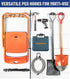 4PC Hammer 1/4 Hammer unp POETISKE Peg Board Tool Utility Hooks Pegboard Accessories Black Shovel Drill Holder Fit Peg