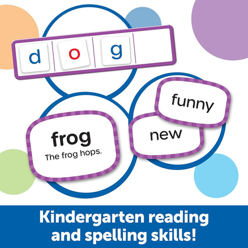 Set 122 5+, Learning Resources Skill Builders! Kindergarten Reading Activity - Pieces, Ages Back to School Essential