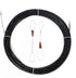 15M Cable Puller Rod, Duct Push Rod Fastener, Four Leaf Spiral Fish Tape for Cable Pulling