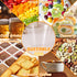 100 Pcs 8 OZ Clear Disposable Plastic Cups with Flat Lids for Parfaits, Drink, Yogurt, Soups, Salad, Fruit (With Holes)