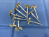 TEMO 10 pc Brass Rotary 3/4 Inch Flat Wire Brush Wheel #535 with 1/8 Inch Shank for Dremel Rotary Tools by TEMO