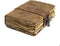 NomadCraftsCo. Vintage Leather Journal - Lock Closure Book of Shadows Journal, 240 Pages Antique Deckle Edge Paper