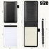 Outus 10 Pcs Mini Pocket Notepad Holder Set Included Mini Pocket Notepad Holder with 50 Lined Sheets, Metal Pen, 8 Pcs 3 x 5 Inch Memo Book Refills, 30 Lined Paper Per Note Pad (Black) by Outus