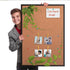 Board2by Cork Board Bulletin Board 24 x 36, Black Wood Framed, Large Wall Mounted Notice Pin Board with 16 Push Pins