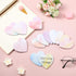 Teling 24 Pcs Valentine's Day Heart Shaped Sticky Notes, Cute Fun Memo Pads for Girls Women Lover