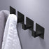 VAEHOLD Heavy Duty Adhesive Towel Hooks, Aluminum Wall Hooks for Kitchen, Bathroom, Coat, Hat, Towel, Robe, Clothes