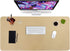 HofferRuffer Desk Pad, Waterproof Faux Leather Mat for Keyboard and Mouse, Dual Side Use for Office and Home (Gold)