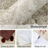 Light Brown Marble Contact Paper, Peel and Stick Removable Waterproof Wallpaper for Kitchen Bathroom Countertops