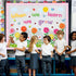 When We Learn We Grow 3D Paper Pom Poms Cutouts, Summer Flower Bulletin Board Decorations for School Home Decor