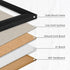 Bulletin Board Cork Board with Linen, 100% Wood Framed 30" x 20", Wall Mounted Fabric Picture Board with 10 Pushpins