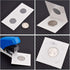 Coin Collection Supplies - 100pcs Quarter Coin Holders 2x2 Cardboard Flips (PVC Free, Acid-Free, Coin Safe)