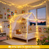 33ft 100 8 JMEXSUSS LED Warm White String Lights for Room Decor, Battery Operated Christmas Lights with Modes Remote