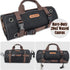15-Pockets 15L WELKINLAND Heavy-Duty Waxed Canvas Tool roll, Tool Wrap Roll, Tool Up Roll Bags, Tool Bag Roll, Tool