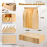 100 Pack Favors(8.27x13.6x3.54In) NPLUX Sourdough Bread Bags for Homemade Bread with Tin Tie Tab Lock Bakery Bags