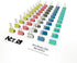 Mini Binder Clips, Colorful Metal Clamp, 50 PCS for Various Uses