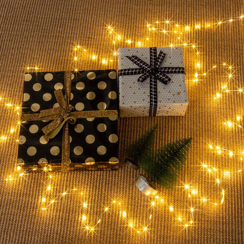 in,100FT 600 Lights,8 Wire,2 Inch Fairy Lights Plug LEDs Waterproof Led String Modes Remote Twinkle Light for Bedroom