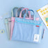 pendancy Large Double Pocket Waterproof File Bag with Handle - 11x13.7 in, A4 Size Foldable Document Storage for Puzzle