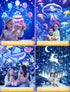 Eigther 21 Sets 360 Dimmable of Films, Projector Night Light for Kids Bedroom, Baby Projector for Ceiling, Star Galaxy