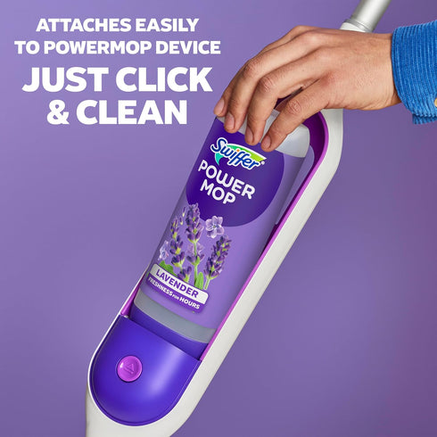 Pack Swiffer PowerMop Floor Cleaning Solution with Lavender Scent, Triple