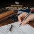 Wordsworth & Black Fountain Pen Set - Medium Nib, Includes 6 Ink Cartridges and Ink Refill Converter, Silver Chrome