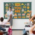 Sets Set Construction Bulletin Board Decoration Construction Affirmation Station Bulletin Board Inspirational
