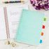 Avery Mini Ultra Tabs, 1" x 1.5", 80 Repositionable Tabs, Assorted Primary Colors, 2-Side Writable (74763)