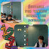 5 5 VIHOSE Voice Level Chart for Classroom, Crayon Style Magnetic Noise Level Rules Sign Poster with Number Signs & LED