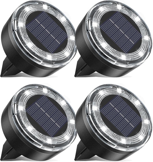 vighep Mini Outdoor Solar Lights4 Pack Solar Garden Lights for Outside IP65